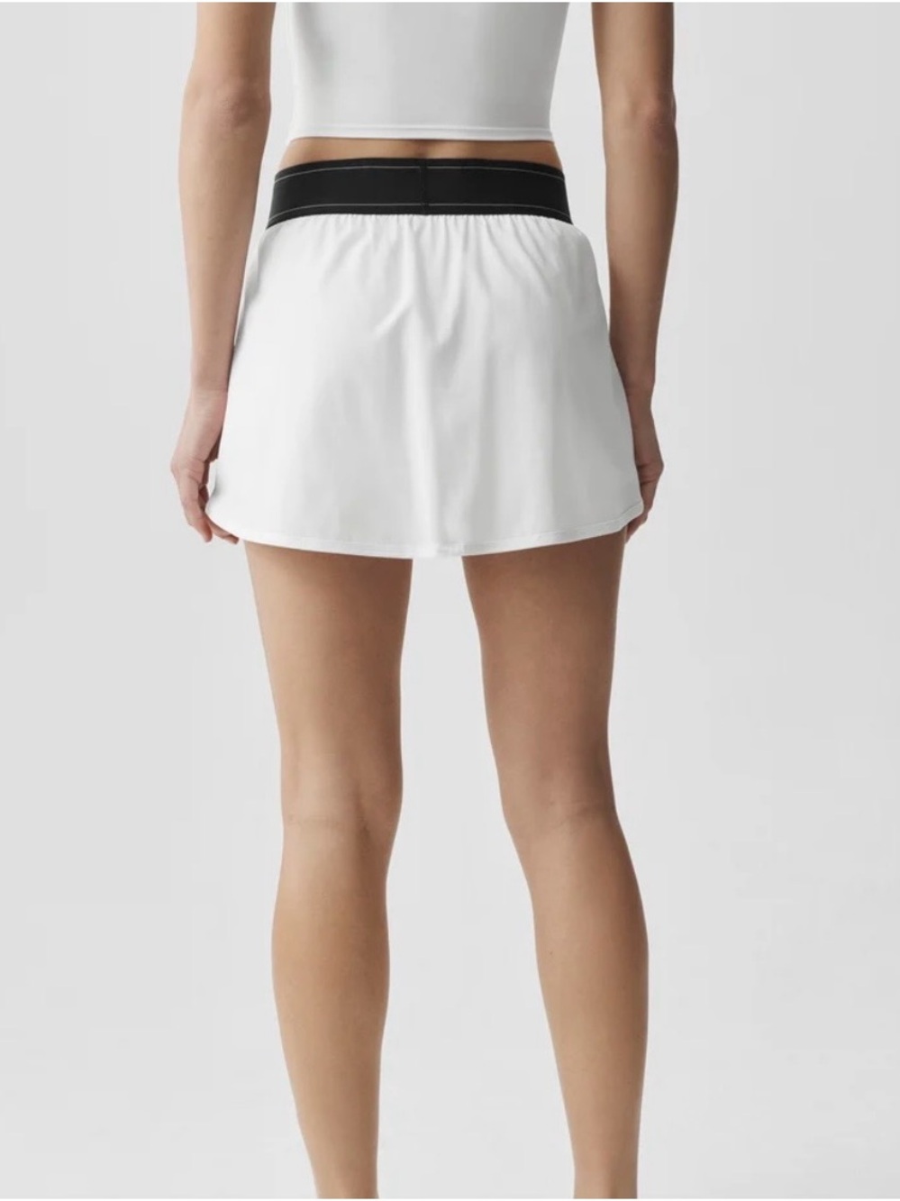 ALO Yoga Match Point White Tennis Skort. Size S - Picture 2 of 9